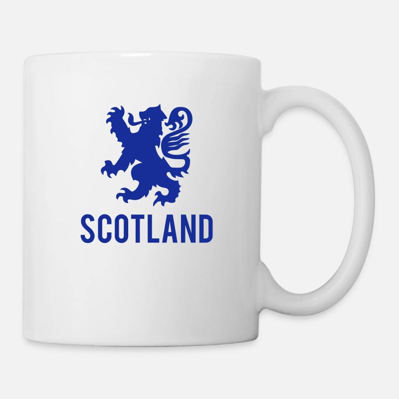 Schottland-Logo - Tasse - Weiß