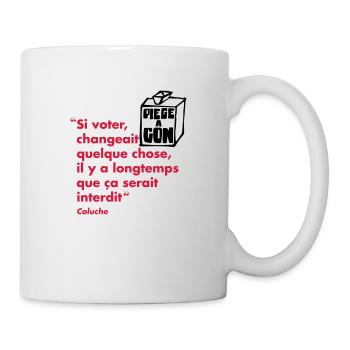 Citation - Mug blanc - blanc - Droite