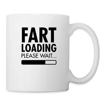 Fart Loading - Please Wait - Tasse - Weiß - Rechts