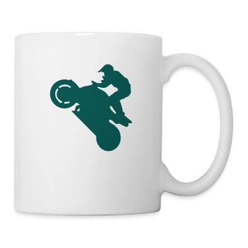 smash stunts homme moto 1 - Mug blanc - blanc - Droite