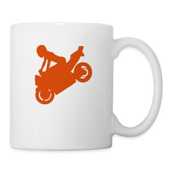 smash stunts femme moto 3 - Mug blanc - blanc - Droite