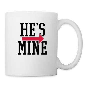 he_is_mine_1_f2 - Tasse - Weiß - Rechts