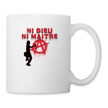 ni dieu ni maître - Mug blanc - blanc - Droite