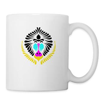 cmyk Mandrill - Mug - white - Right