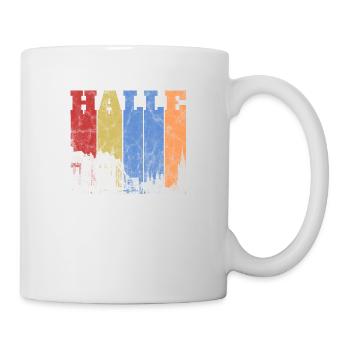 Halle Saale Stadt Design - Tasse - Weiß - Rechts