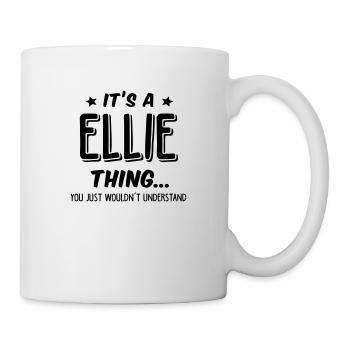 ellie its a name thing - Mug - white - Right