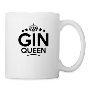 gin queen keep calm style copy - Mug - white - Right