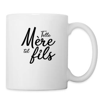 Telle mère tel fils - Mug blanc - blanc - Droite
