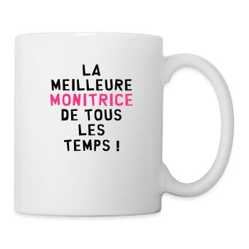 Moniteur / Monitrice / Mono / Formation / Ski - Mug blanc - blanc - Droite