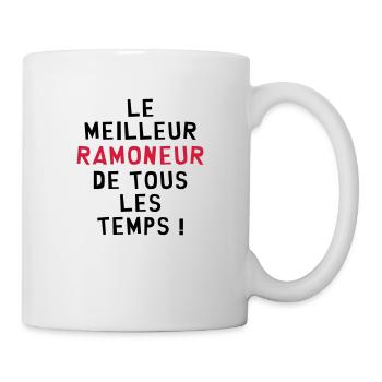 Ramoneur / Ramoner / Cheminée / Artisan - Mug blanc - blanc - Droite