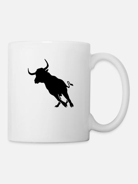 bull - Mug - white