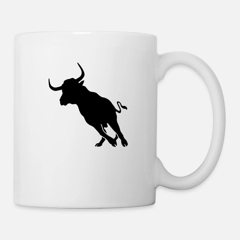 taureau - Mug blanc - blanc