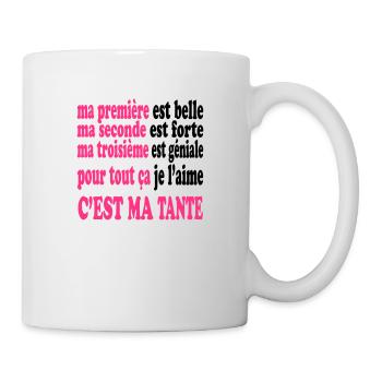 Ma tante est belle - Mug - white - Right