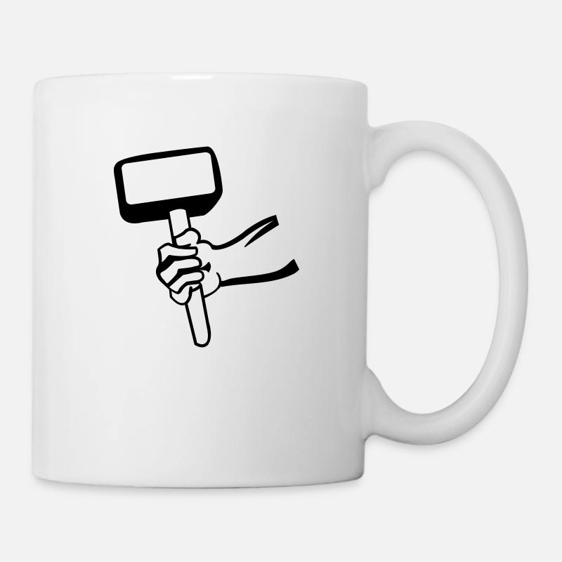 hammer - Tasse - Weiß