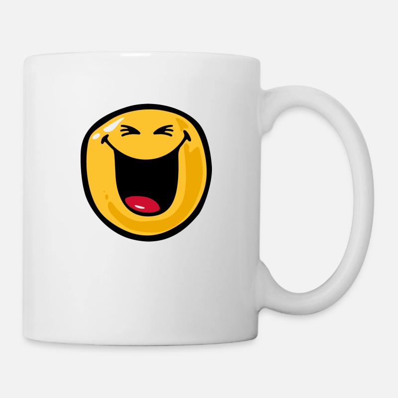 Smiley happy glee - Tasse - Weiß