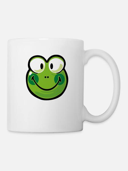 Smiley Frog - Tasse - Weiß