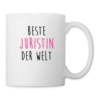 Jurist Juristin Rechts Richter Richterin Polizei - Tasse - Weiß - Rechts