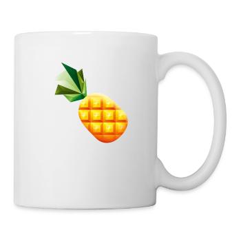 Smiley Pineapple - Mug blanc - blanc - Droite