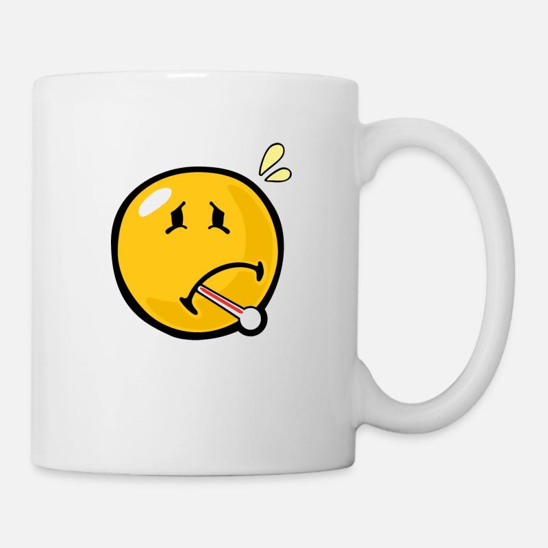 Smiley Unwell - Mug blanc - blanc