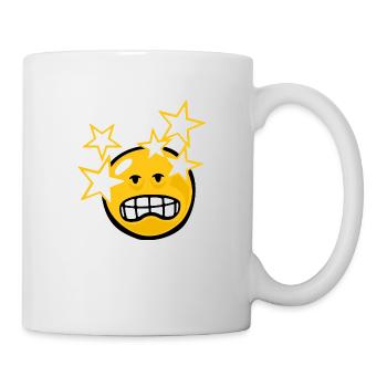 Smiley Hangover - Tasse - Weiß - Rechts