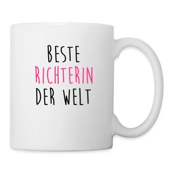 Richter Richterin Recht Gericht Rechtsanwalt - Tasse - Weiß - Rechts