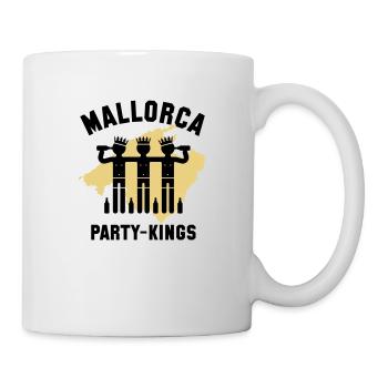 Mallorca Party-Kings (Partyurlaub / 2C) - Tasse - Weiß - Rechts