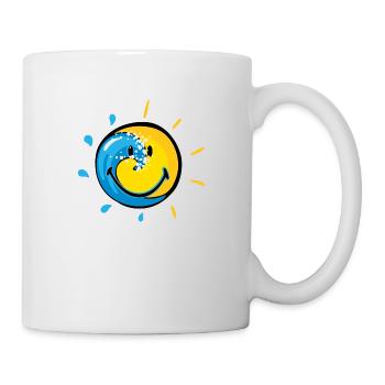 Smiley Splash Sun - Mug - white - Right