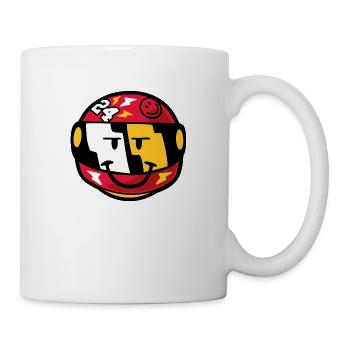 Smiley Nascar Driver - Mug blanc - blanc - Droite