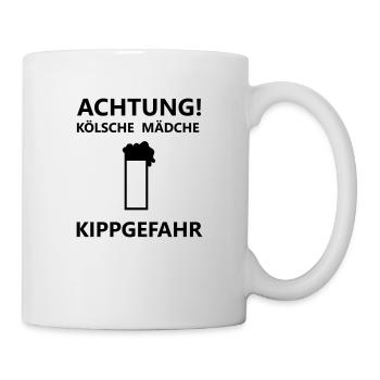 Kölsche Mädche - Tasse - Weiß - Rechts