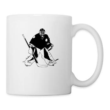 Hockey Keeper - Tasse - Weiß - Rechts