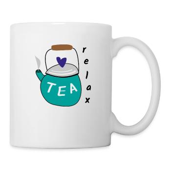 Tea Relax Hygge Relaxation - Mug - white - Right