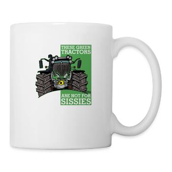 these green tractors are not for missions2 - Mug - white - Right