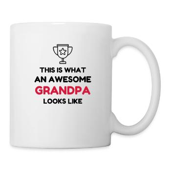 Papy Papi Grand-Père Retraite famille - Mug blanc - blanc - Droite