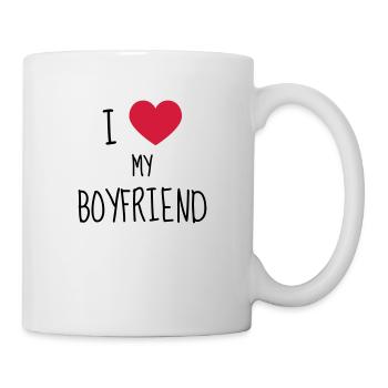 Love Girlfriend Boyfriend Liebe Amour Wedding - Mug - white - Right