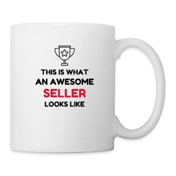 Seller Shop Store Verkäufer Vendeur Vendeuse - Mug - white - Right