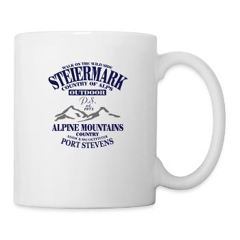 Steiermark - Austria - Österreich - Tasse - Weiß - Rechts
