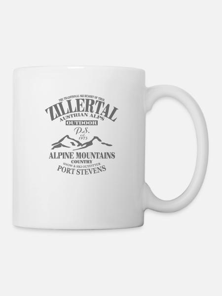 Zillertal - Austria - Österreich - Tasse - Weiß