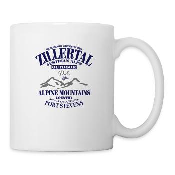 Zillertal - Austria - Österreich - Tasse - Weiß - Rechts
