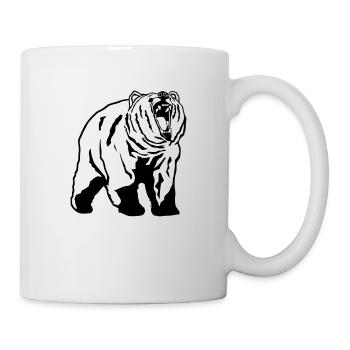 Grizzly - Bear - Bär - Tasse - Weiß - Rechts