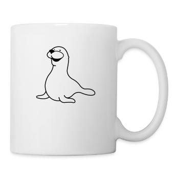 seehund_01 - Tasse - Weiß - Rechts