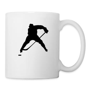hockey_spieler_001 - Mug blanc - blanc - Droite