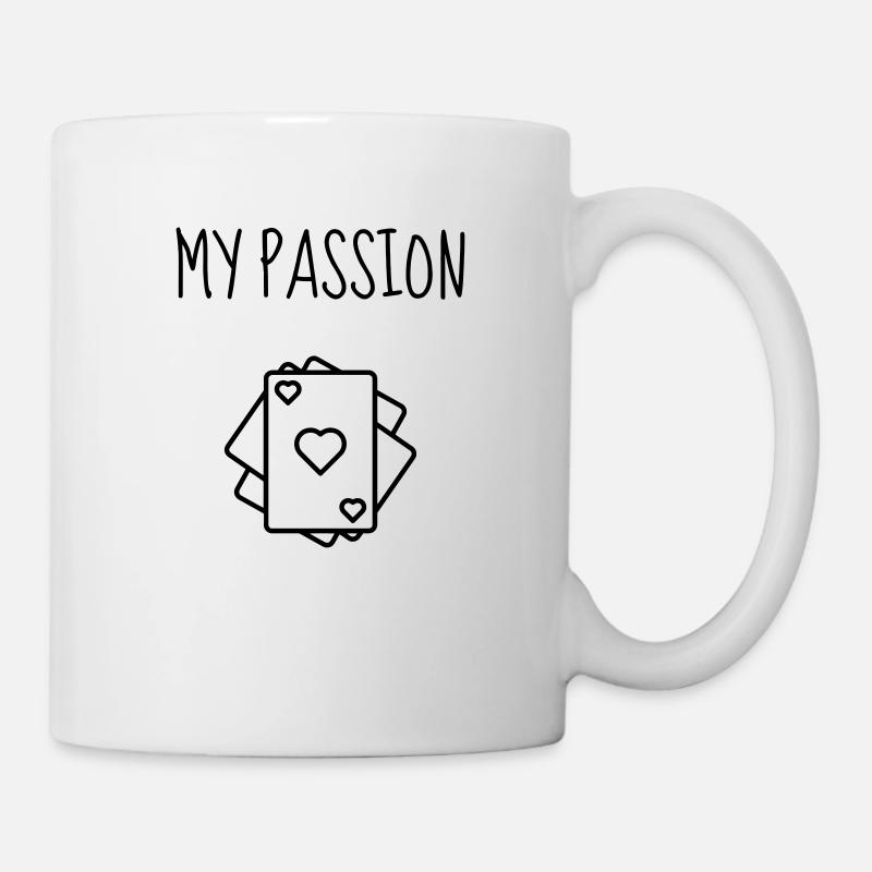 bridge / bridgeur / bridgeuse / cartes - Mug blanc - blanc