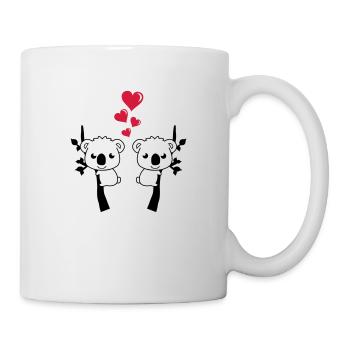 koalas_in_love_001 - Tasse - Weiß - Rechts