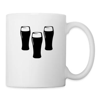 bier_glas_02 - Mug - white - Right