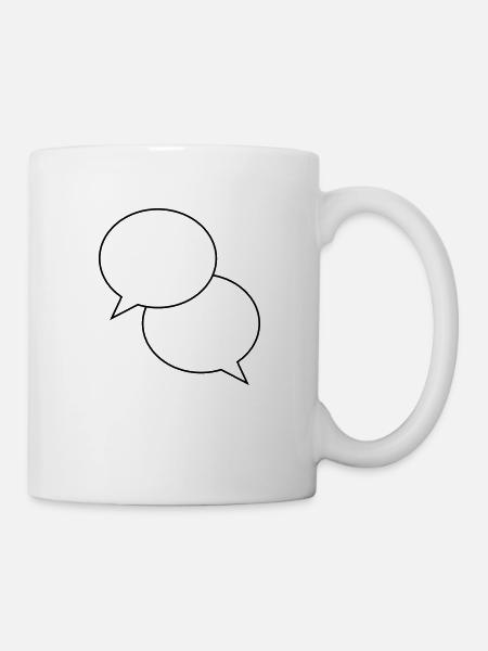 bubbles design - Mug - white