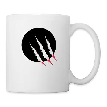 krallen_02 - Tasse - Weiß - Rechts