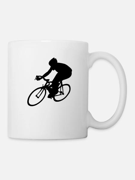 cyclisme - Mug blanc - blanc
