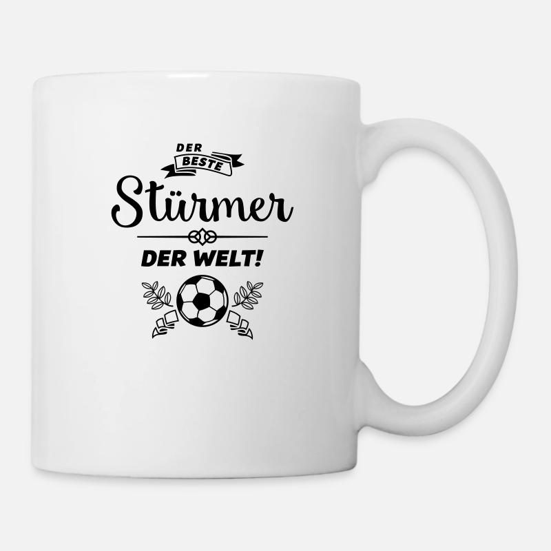 der beste stürmer - Tasse - Weiß