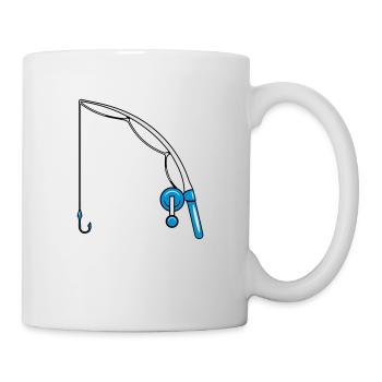 Fishing child baby - Mug - white - Right