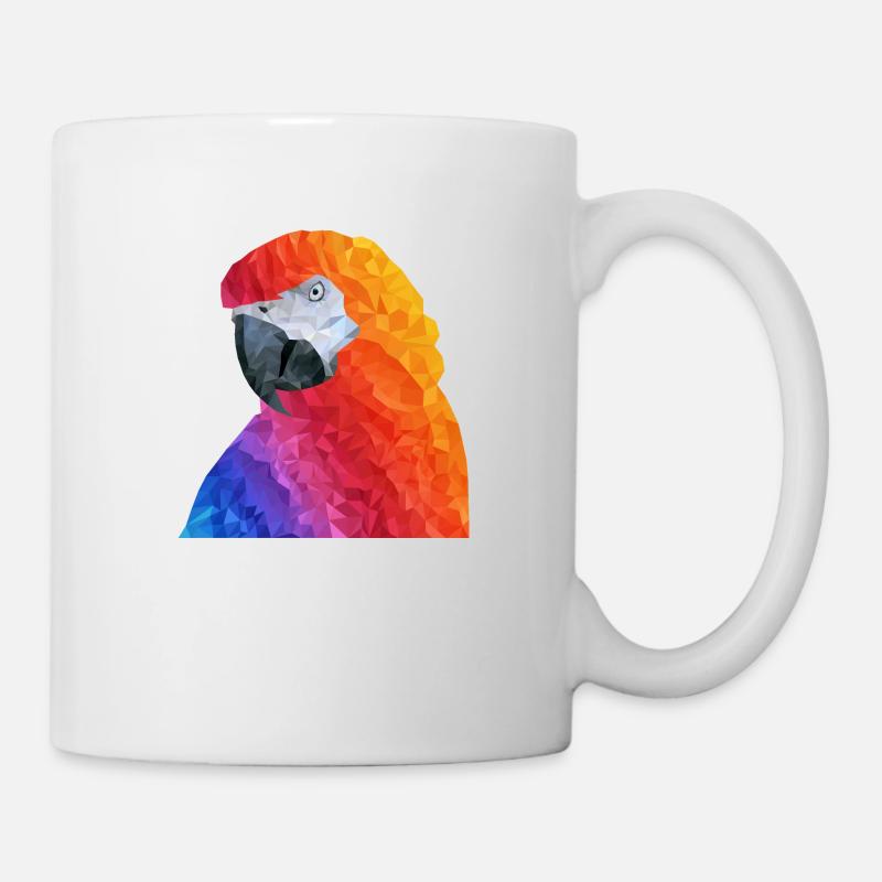 perroquet - Mug blanc - blanc